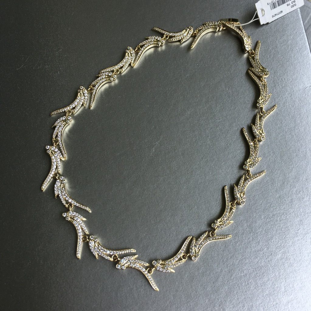 Nwt Kendra Scott Cleo Necklace In Gold